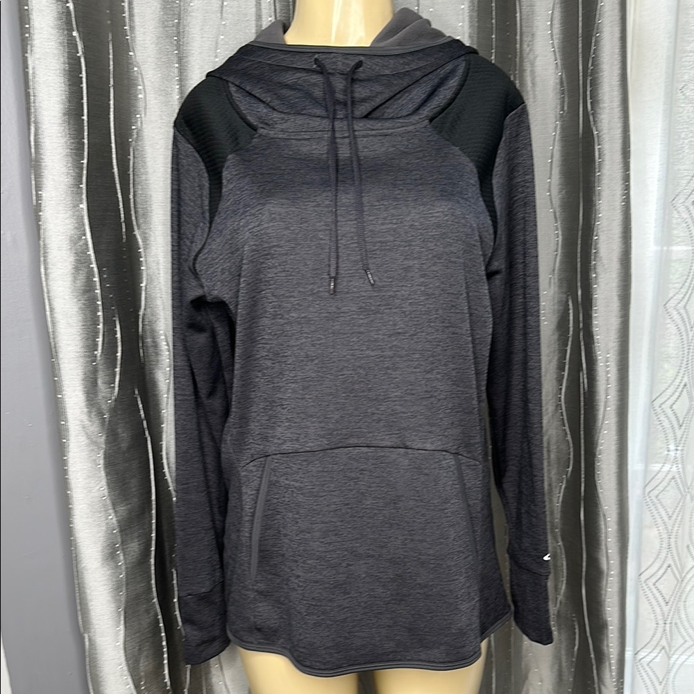 Champion Duo Dry Dark Gray Hoodsie Sweatshirt Sz L